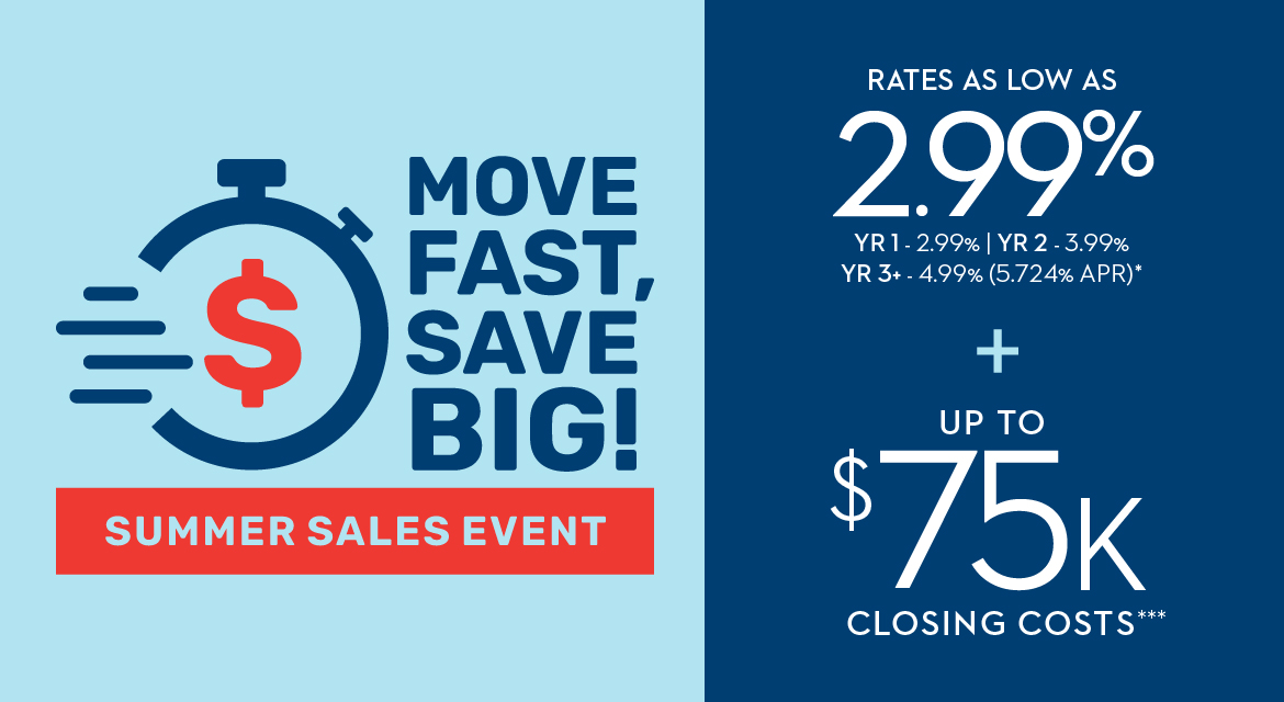 Move Fast, Save Big! Summer Sales Event