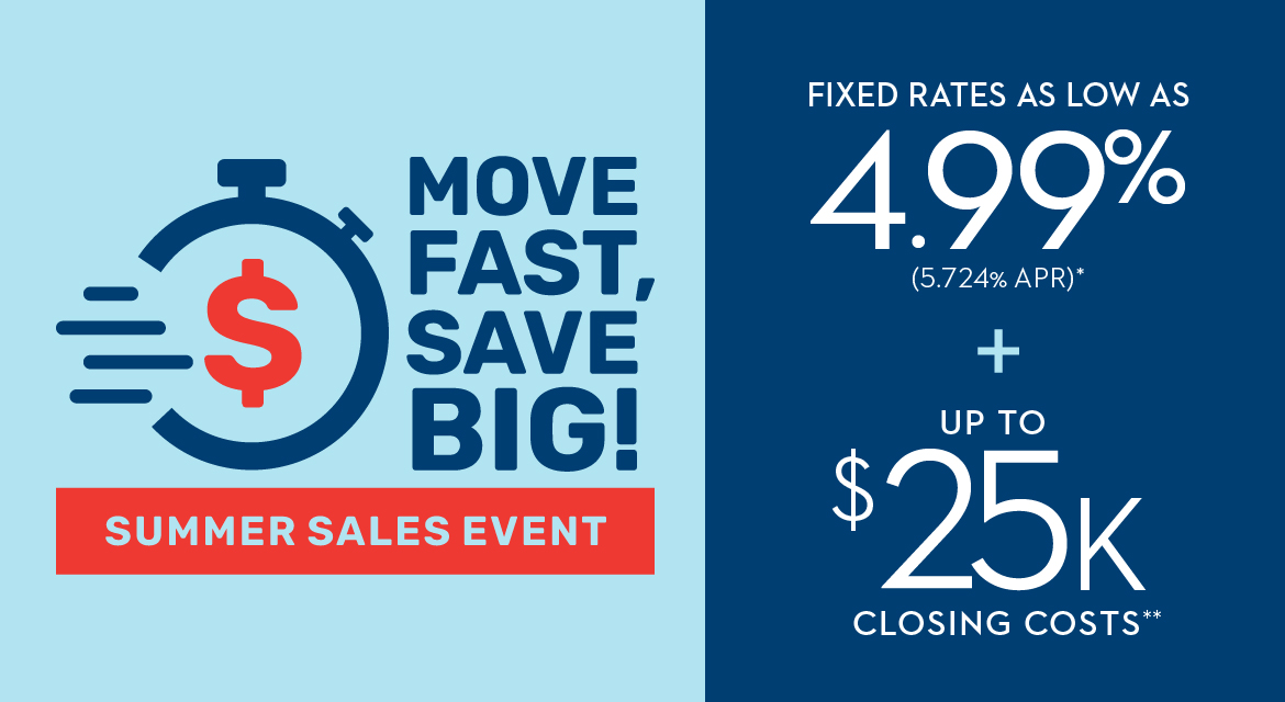 Move Fast, Save Big! Summer Sales Event