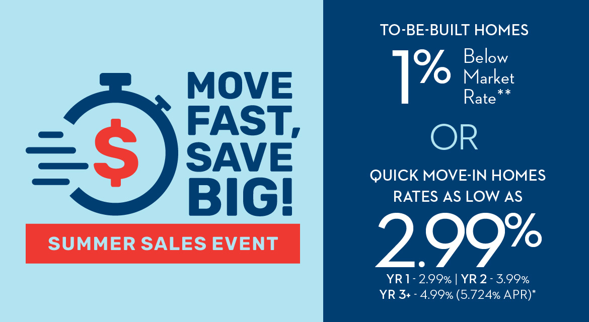 Move Fast, Save Big! Summer Sales Event